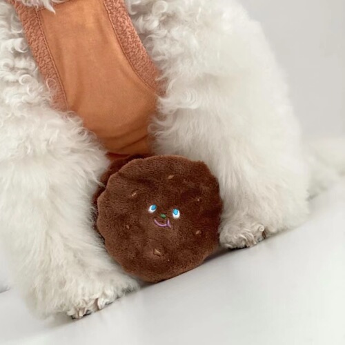 ins new Korean cookies hidden food sniffing pet toy dog ​​foreign trade original single plush sound