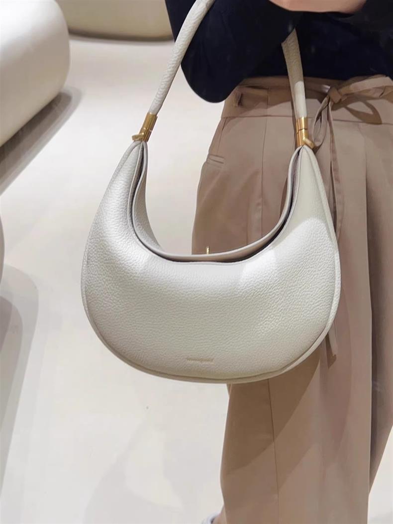 Bolsa de ombro de luxo meia lua para mulheres diário_voghion.com