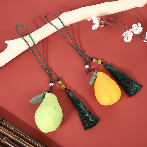Dragon Boat Festival sachet pendant school bag pendant orange fruit style sachet Dragon Boat Festival gift pendant sachet wholesale