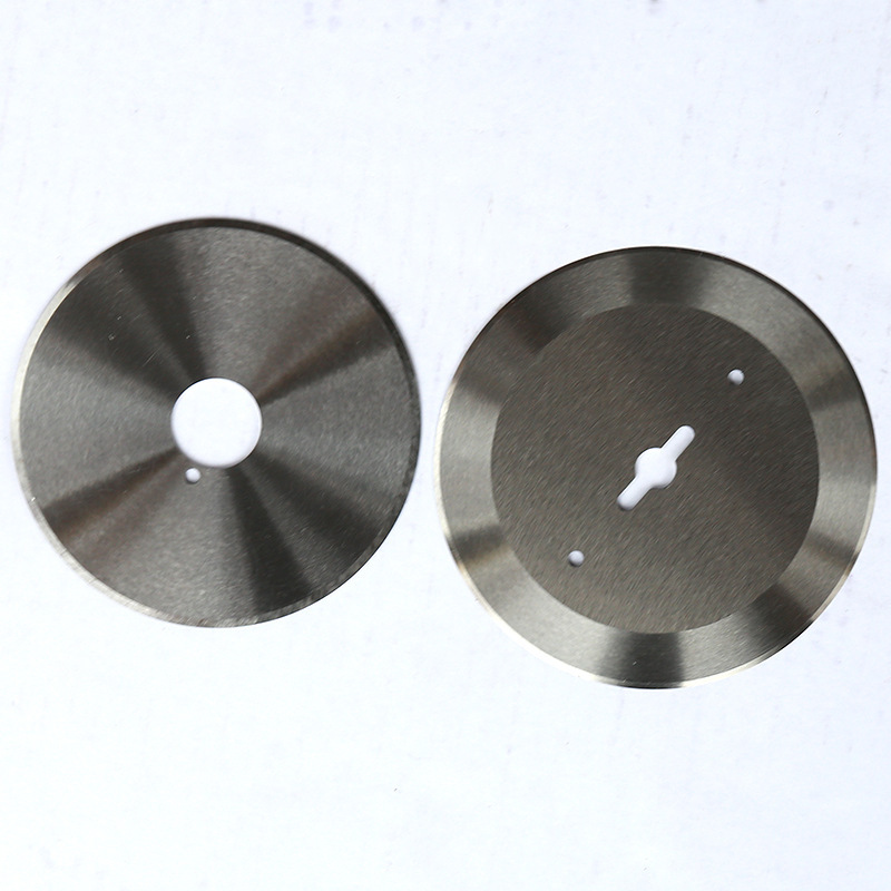 切布圆刀片钨钢切纸平圆刀片布料分切圆刀片单刃双刃圆刀片