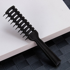Wholesale plastic nine-row combs for men, household, salon, barbershop, large backcomb, fluffy oily hair style bone comb