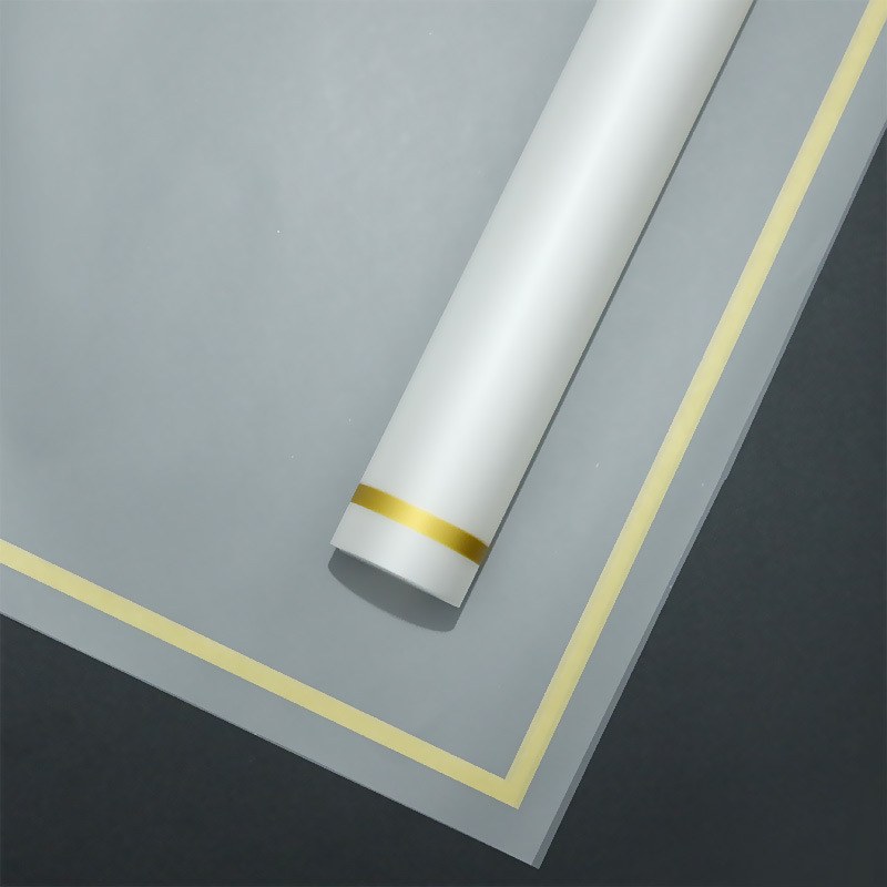 Flor sombra impermeable papel de embalaje de flores ramo de fondo forraje película OPP envoltura de celofán transparente floristería Día de San Valentín