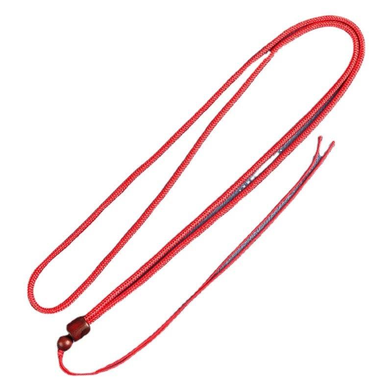 DIY сандаловое Ожерелье Веревка ручной работы тканые мужские и женские нефритовый кулон золотой нефрит ювелирные изделия шнурок аксессуары веревка