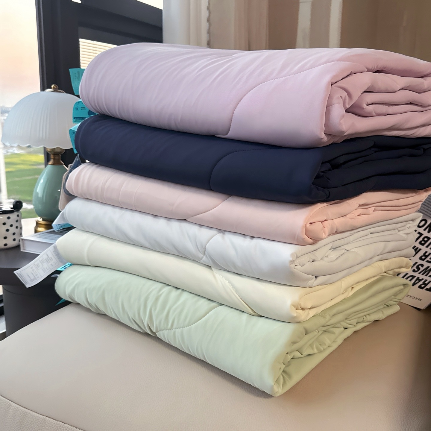 New Type A Hyaluronic Acid Skin-nourishing Ice Skin Quilt Quilt Core Summer Thin Quilt Air-conditioning Quilt Cool Sense Children's Single Thin Quilt