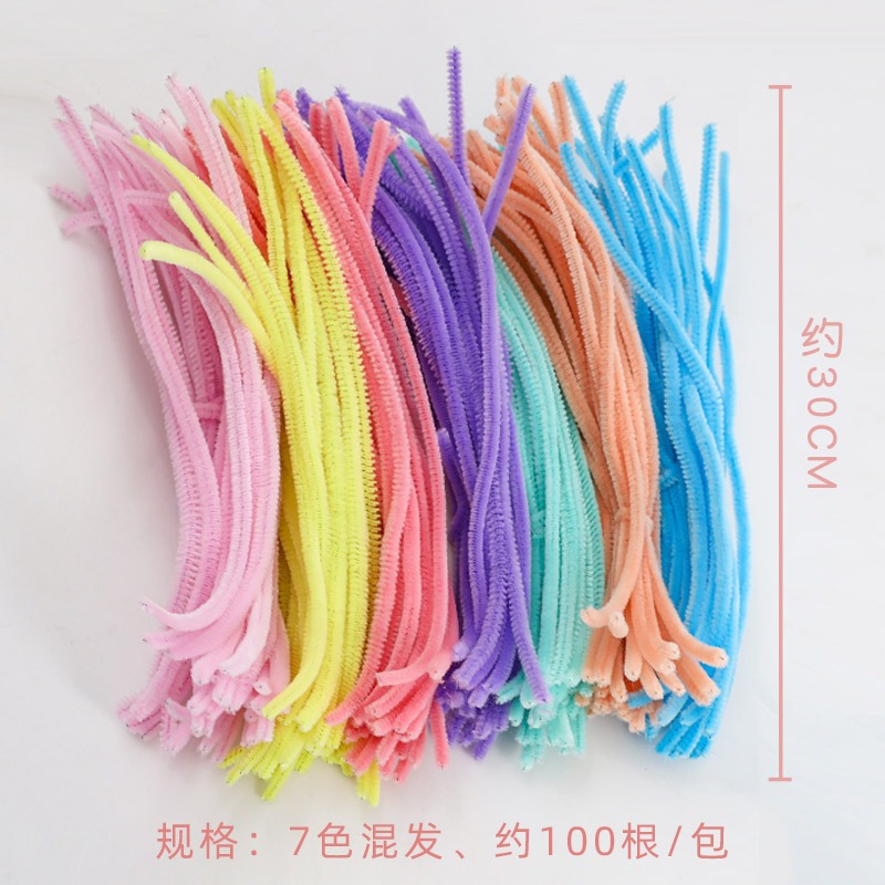 马卡龙扭扭棒【混色】100根;多规格