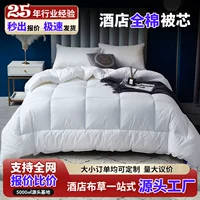 Чисто хлопковое антипуховое одеяло для гостиниц, льняное одеяло для B&B, четырехсезонное одеяло из чистого хлопка, весенне-осеннее одеяло, зимнее одеяло с наполнителем
