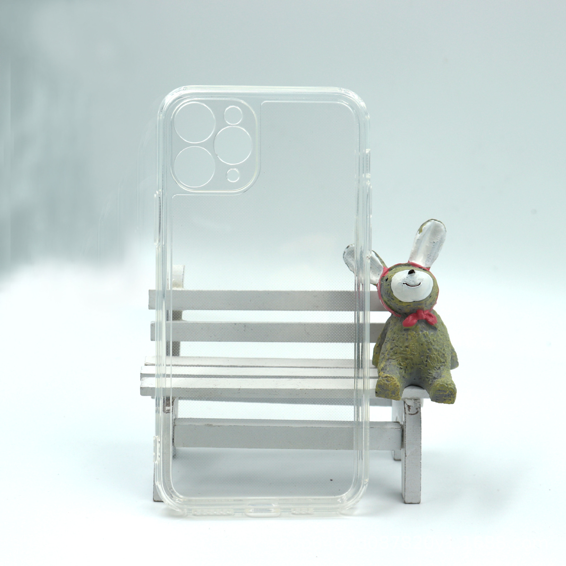 Custodia per telefono adatta per iPhone 12 Pro cornice portafoto in TPU tinta unita lucida con bordo dritto_voghion.com