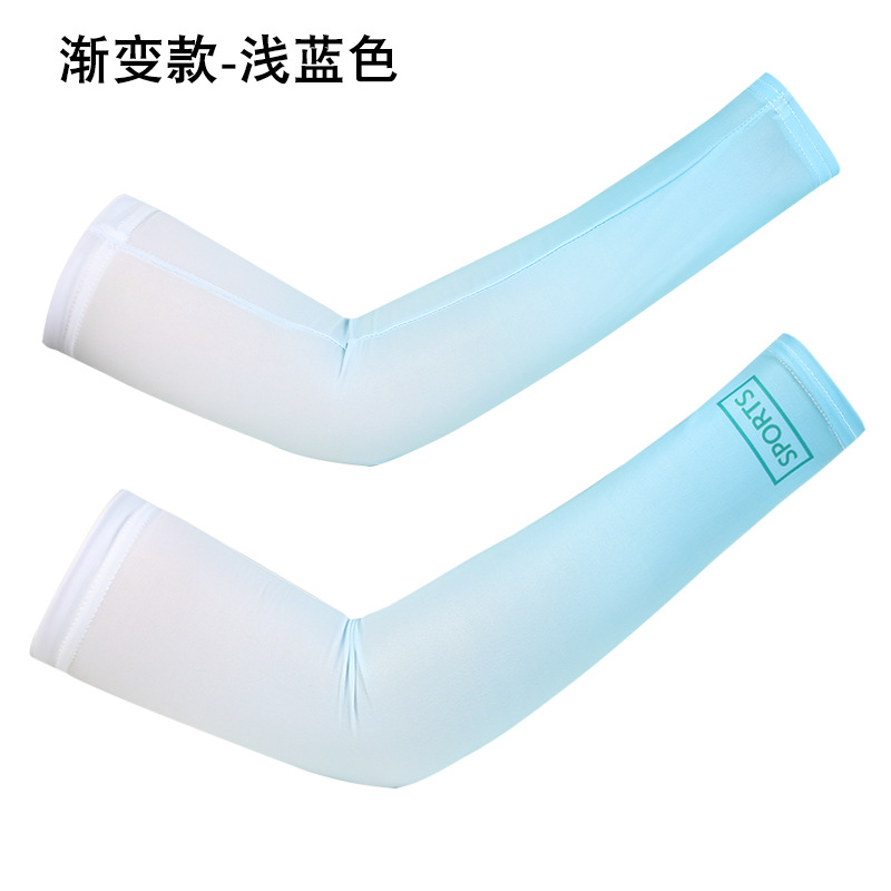 Protección solar manga de hielo para hombres y mujeres manga fresca verano multicolor conducción de seda de hielo manga de protección del brazo máscara de protección uv