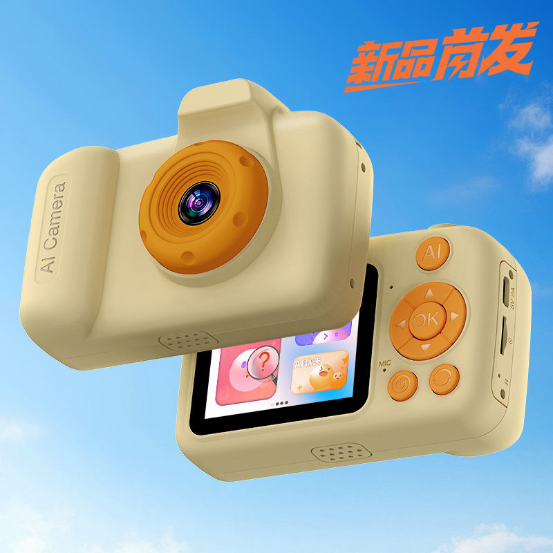 Nuevo tipo transfronterizo AI inteligente compañero de estudio cámara de bolsillo inteligente para niños estudiantes máquina de aprendizaje de fotografía máquina de enseñanza temprana