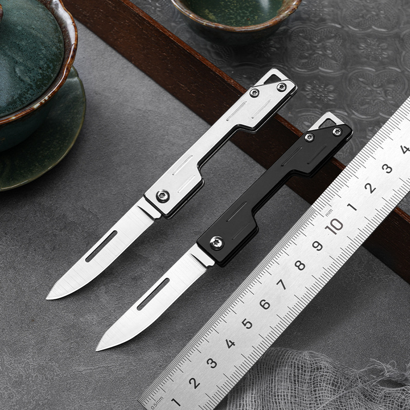 天猛星折叠开箱小刀户外折叠刀野外露营多用途便携防身刀水果刀
