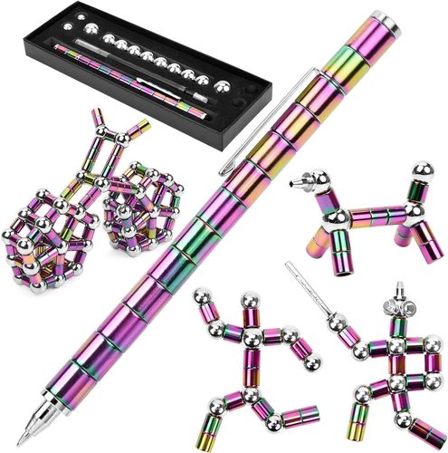 Variety of magnetic pen magnetic pen Amazon capacitive pen student decompression magnet pen gift box Fidget pen