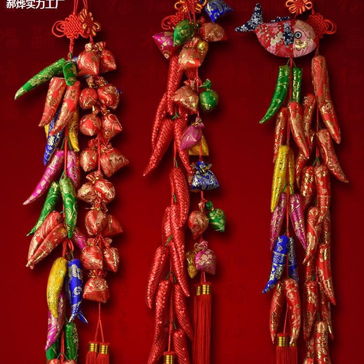 中国结鱼字大号挂件新年春节过年室内喜庆挂饰客厅装饰品