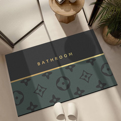 Bathroom mat fourth generation diatomite water-absorbent mat shower room door anti-slip foot mat toilet washroom