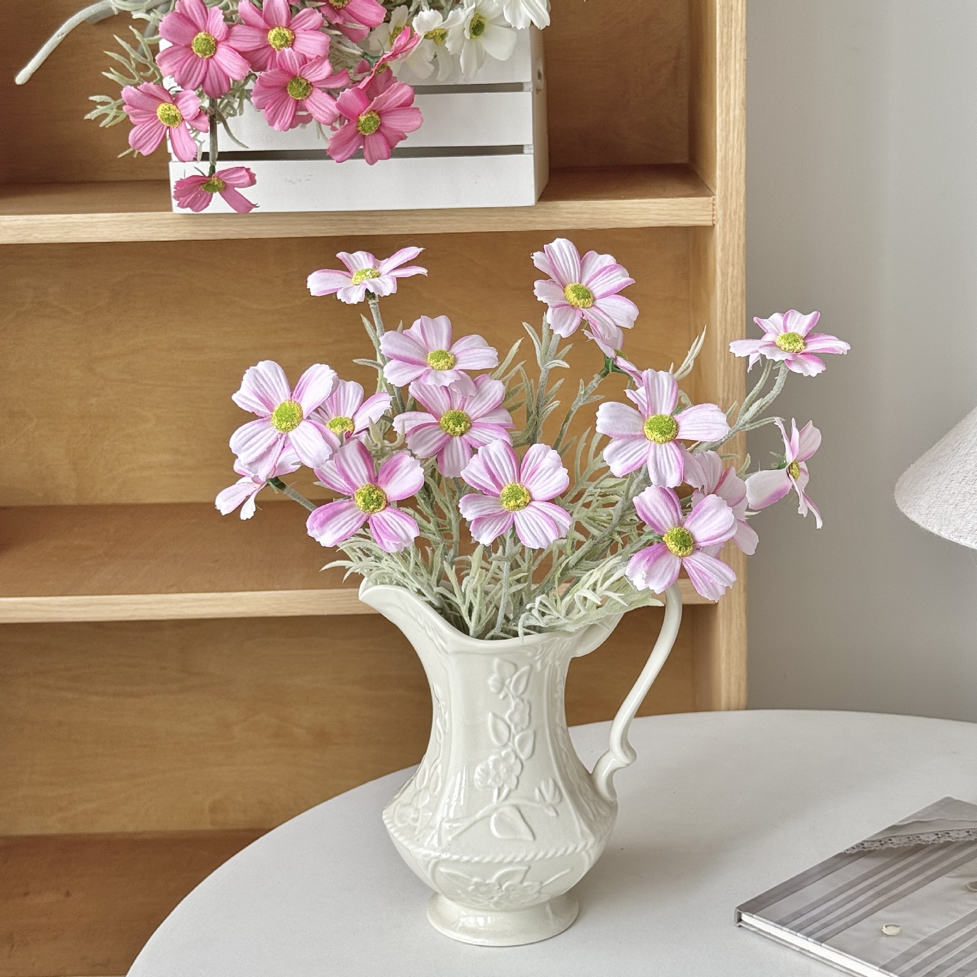 Ins Cosmos Gesang flor artificial decoración del hogar coreano decoración flor falsa mesa de centro mesa de comedor ventana decoración floral