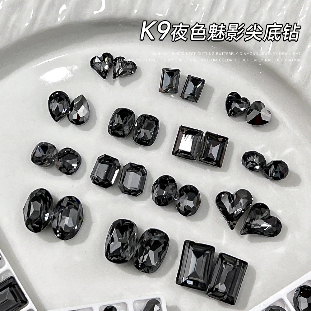 Gao Pin K9 маникюрные украшения из брони взрывы черная любовь