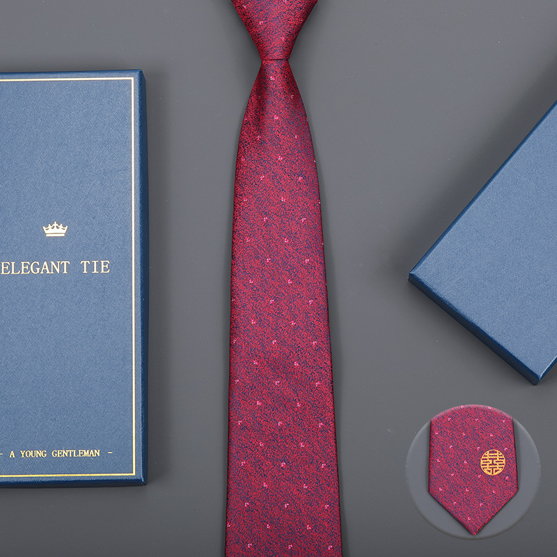 8cm 붉은 물고기 둥근 지퍼 [긴 선물 상자]