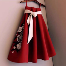 龙年本命年穿搭女装春季新款国风马面裙高端欧货洋气大红色半身裙