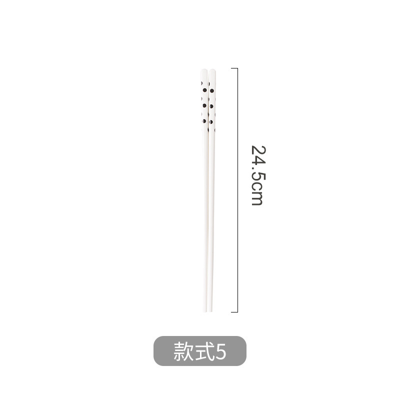 블랙햅번 젓가락 도트무늬(대량)