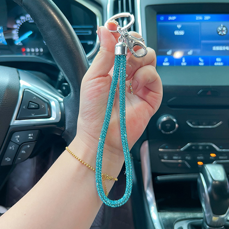 22g Weight Bag Pendant, Keychain Classification 1 Piece Quantity Holiday, Daily Occasion Rhinestone Material Solid Color Pattern Unisex Gender 1 Piece Solid Color Rhinestone Unisex Bag Pendant Keychain 3