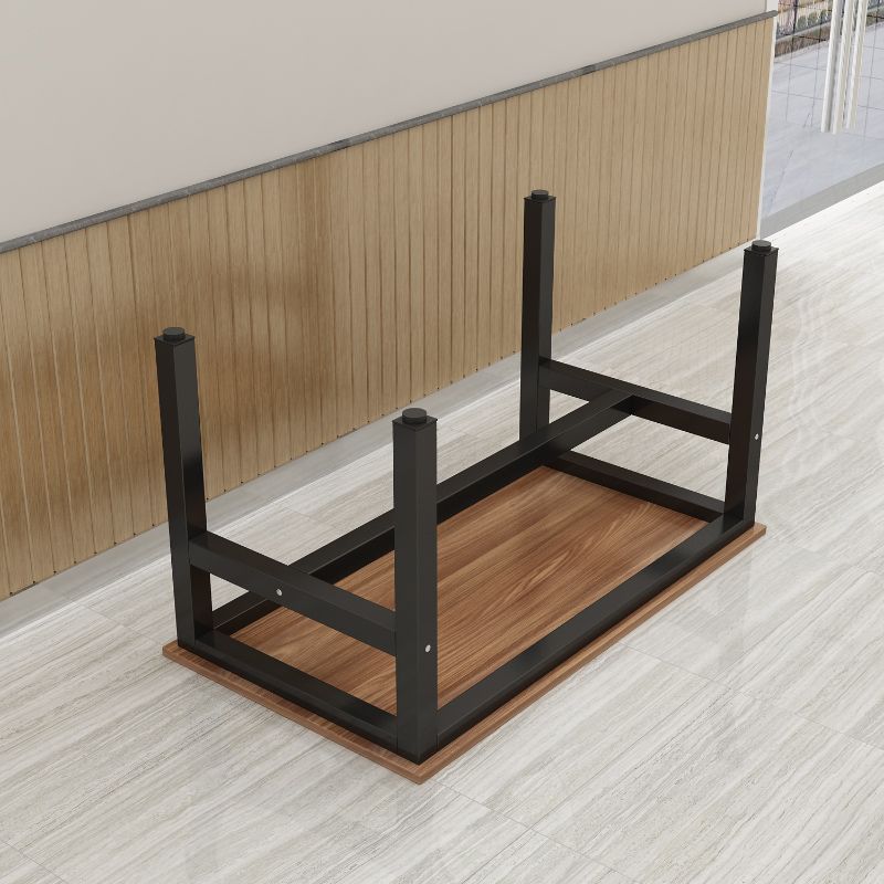 Restaurante mesa y silla de comedor para el hogar mesa rectangular combinada desayuno snack bar cantina restaurante de comida rápida mesa y silla especial 6 fábrica