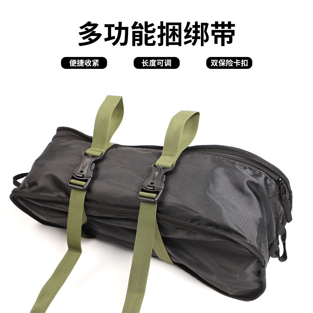 Equipo para exteriores, cinturón de embalaje, cinturón de fleje de carpa, cinturón de almacenamiento fijo de equipaje de campamento, cinturón de mochila