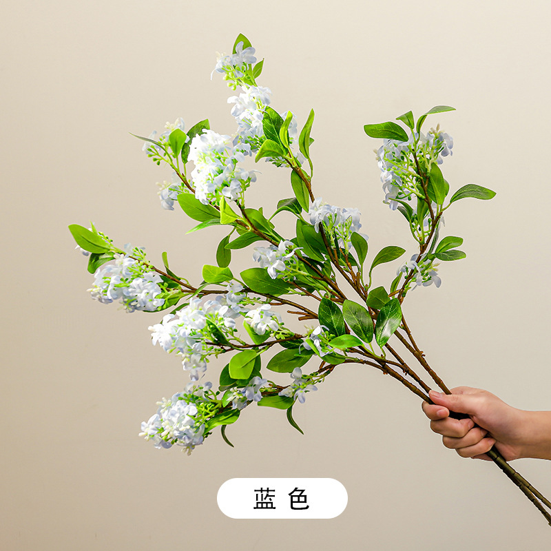 Mayorista transfronterizo flor de clavo de lilavos flor imitación flor flor de sala de estar ramo de flores decorativa decoración de mesa