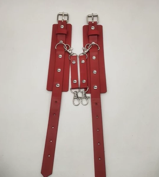 Red handcuffs