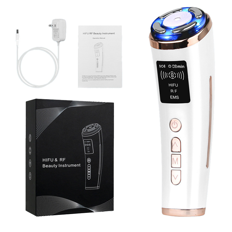 New Beauty Instrument Home Face EMS Micro-current Skin Rejuvenation Introduction Instrument Vibration Massage Cross-border Factory