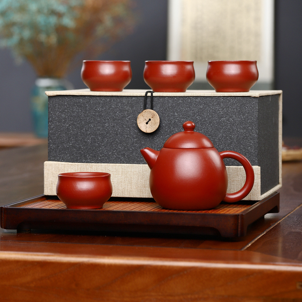 볼홀 레드 드래곤 에그 1냄비 4오픈컵 세트 박스형