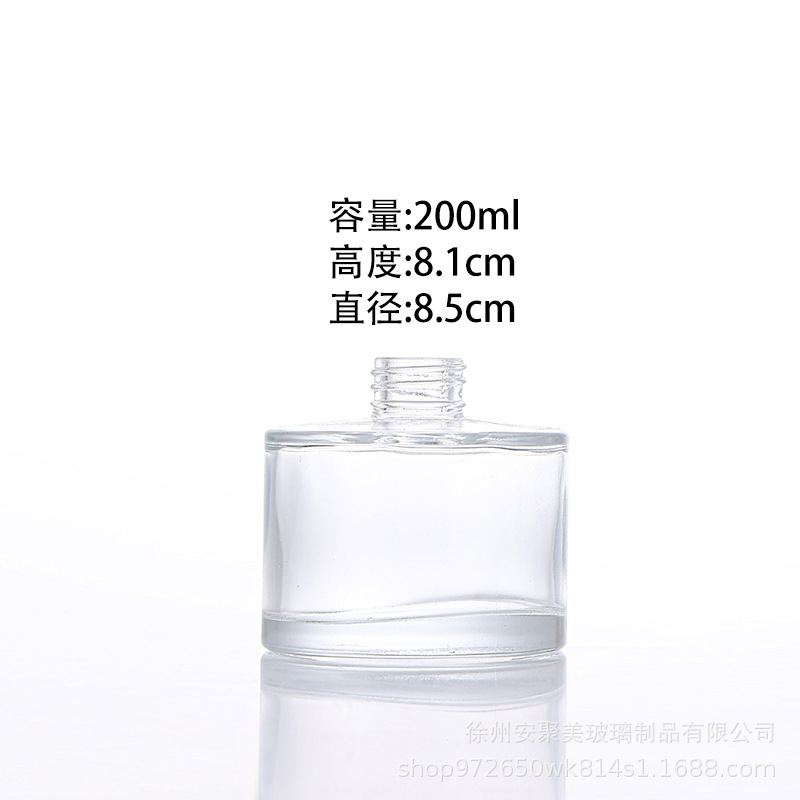 Botella de aromas de caña flor seca perfume transparente botella de fragancia transfronteriza 50ml botella de aromas de fijación