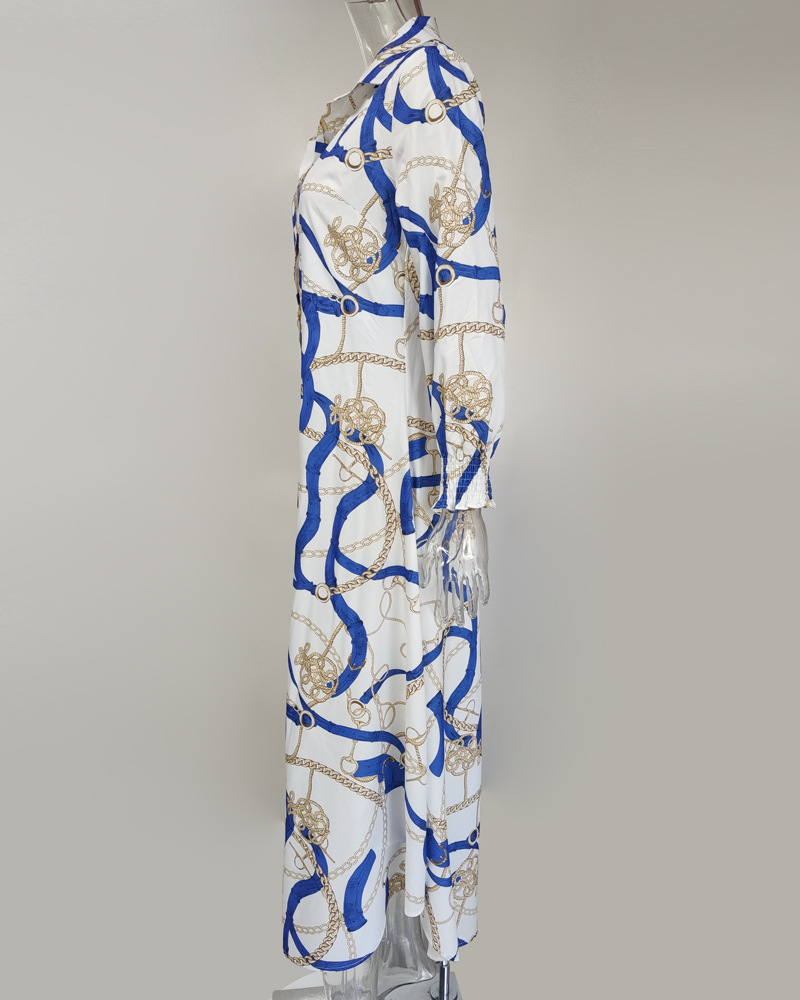 315g Weight Maxi Long Dress Dress Length Type Long Sleeve Sleeve Length Regular Dress Dresses Type Regular Sleeve Sleeve Type Polyester Fabric Type High Waist Waist Line Daily, Beach Occasion V Neck Neckline Regular Fit Fit Type Printing, Stripe, Leaves Pattern Summer, Spring Season Women's Gender Vacation Style Wholesale Women's Vacation Printing Stripe Leaves Daily Beach V Neck Long Sleeve Regular Dress 16
