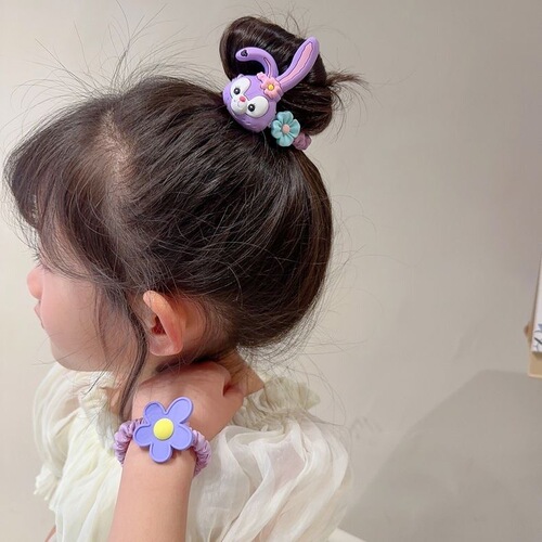 Children's hair rope, girl's cute Xingdai exposed intestine ring, baby girl's hair rubber band, girl's hair rope hair accessories wholesale