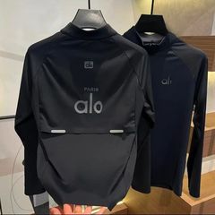 春秋季薄款欧货新款男士户外运动时尚半拉链百搭ins长袖T恤休闲修