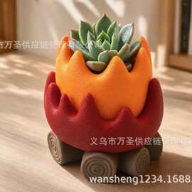 Mouse Ear Pot卡通多款花盆可爱风桌面迷你绿植创意园艺花盆26822
