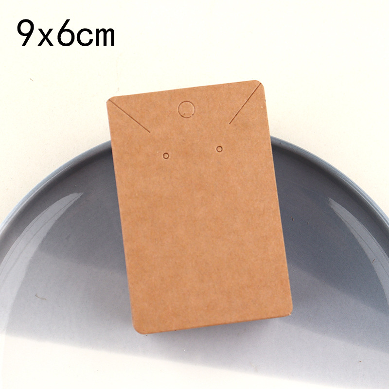 100 Feuilles  Style Simple Style Classique Couleur Unie Cartes D'emballage De Bijoux display picture 4