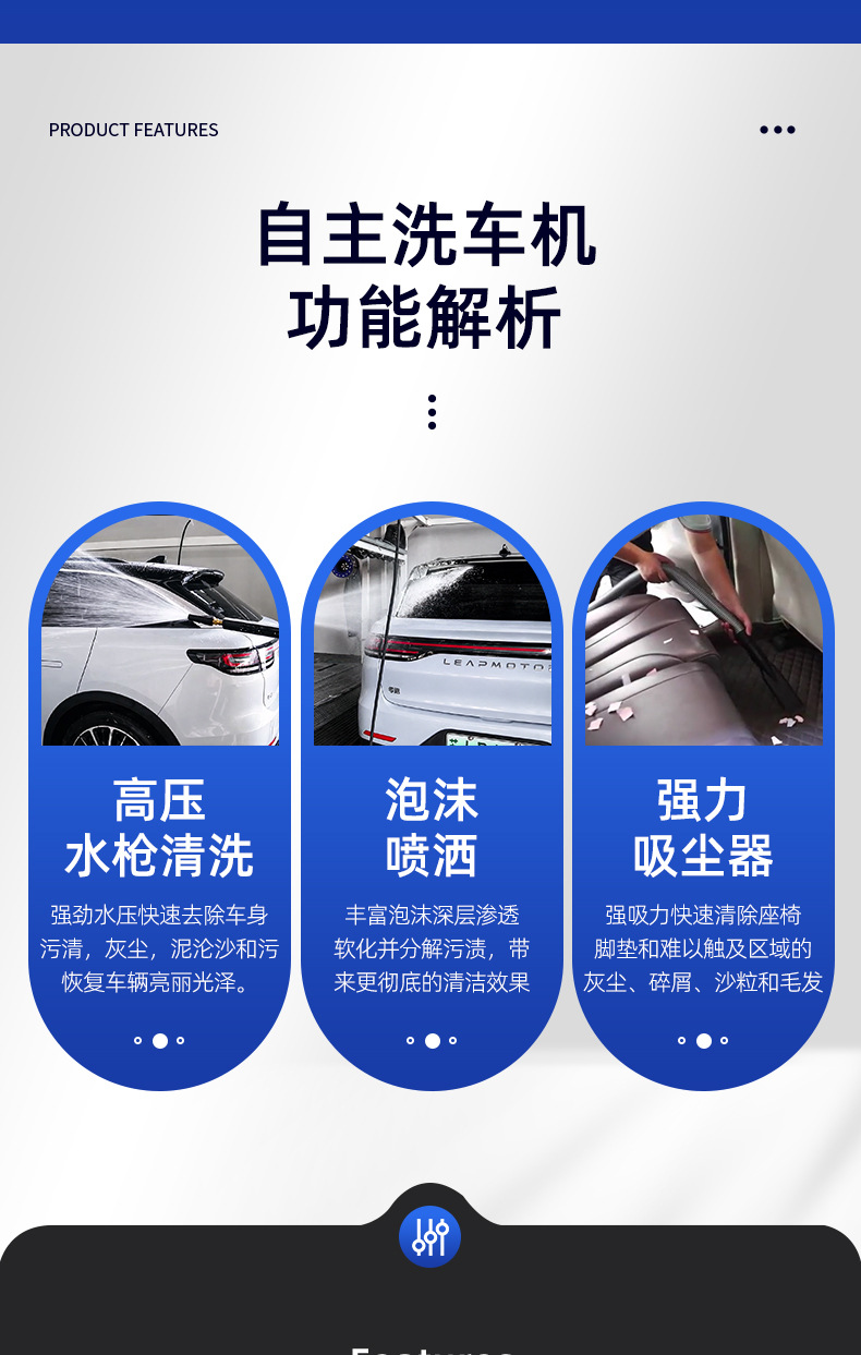 The Split-Type Self-Service Car Wash Machine Directly Sold by the Source Factory Is Popular in the European Market