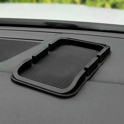 Car Mobile Phone Holder Anti-Slip Mat Multi-Function Center Console Car Dashboard Creative Car Navigation Support Bracket (Anti-slip mat) - upgraded-model-black-available-for-180-foldedwithout-number-plate