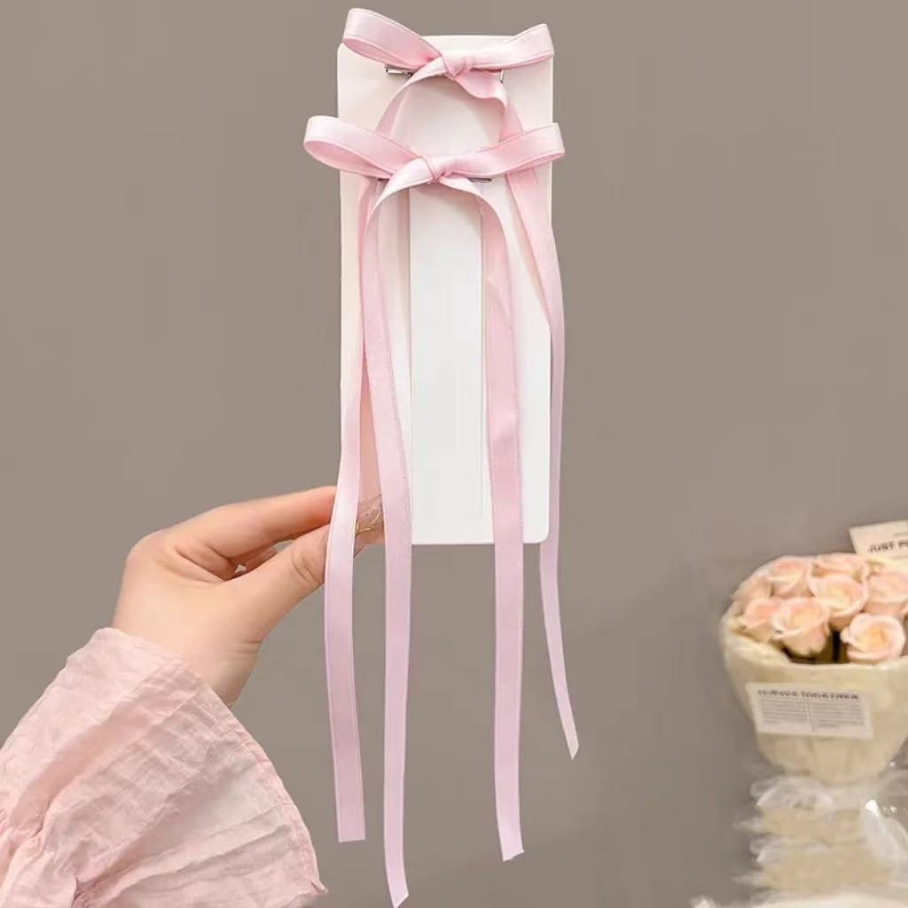 Dulce chica techo ~ Cinta dulce, lazo, cinta, horquilla, cabello trenzado, pinza de pico de pato, accesorios para el cabello, horquilla, puesto de un yuan