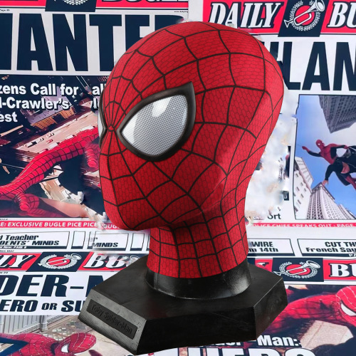 Superhero Spider-Man 2 Mask Movie Reproduction Garfield Version Peter Parker Handmade Product Direct Manufacturer One-off Shipping