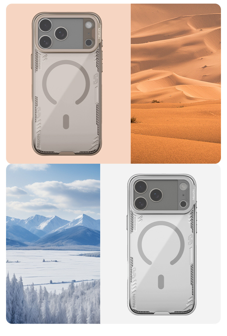 Ốp lưng trong suốt từ tính Magsafe chống sốc Ice Air Prop có giá đỡ ống kính cho iPhone 17 Pro Max — Vỏ gương trong suốt Ice Empty PROP-đen, Vỏ gương trong suốt Bingkong PROP [Phiên bản từ tính] Đen, Vỏ gương trong suốt Bingkong PROP [Phiên bản từ tính] Màu xanh lá cây, Vỏ gương trong suốt PROP rỗng băng [phiên bản từ tính] màu nâu chi tiết 13