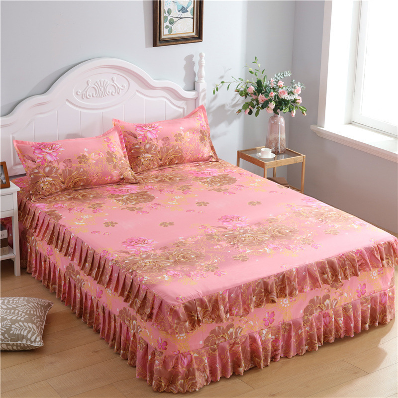 Una sola cubierta de cama de color sólido cubierta de cama de cama coreana sábanas de cama 1 m 1.5 / 2.0 m