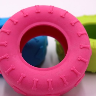 Bone tire dog TPR toy pet dog toy wear-resistant molar tooth cleaning bite-resistant toy puppy play by yourself