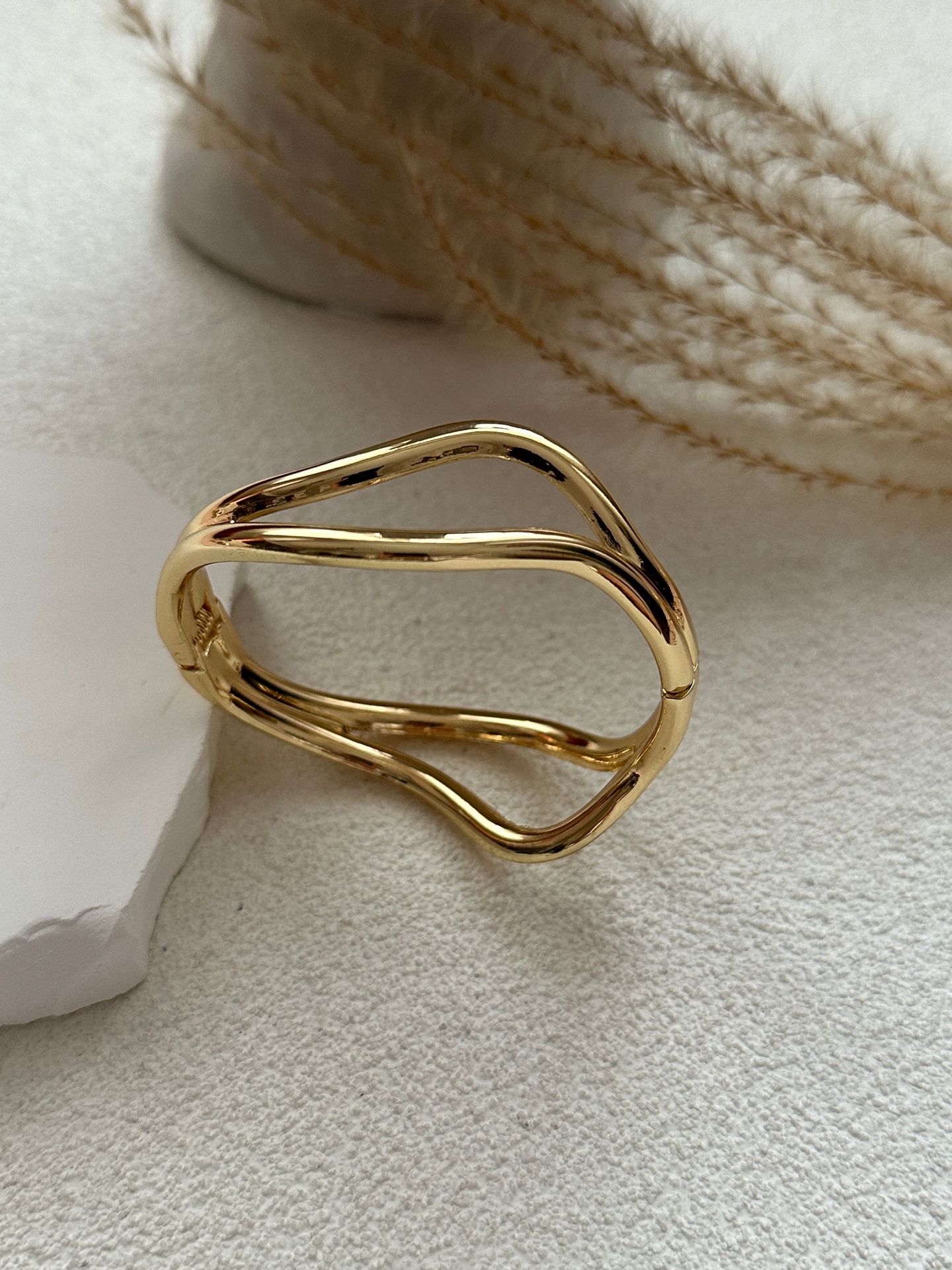 47g Weight Bangle Classification Alloy Chain Material 1 Piece Quantity Daily, Date Occasion Alloy Material Geometric Pattern Women's Gender Plating Design Simple Style, Classic Style Style Simple Style Classic Style Geometric Alloy Bangles Wholesale 8