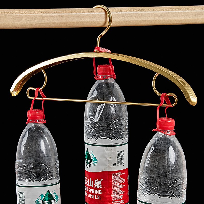 Engrosamiento sin costuras antideslizante balcón interior percha de ropa de aleación de aluminio percha de ropa de metal de alta calidad percha al por mayor