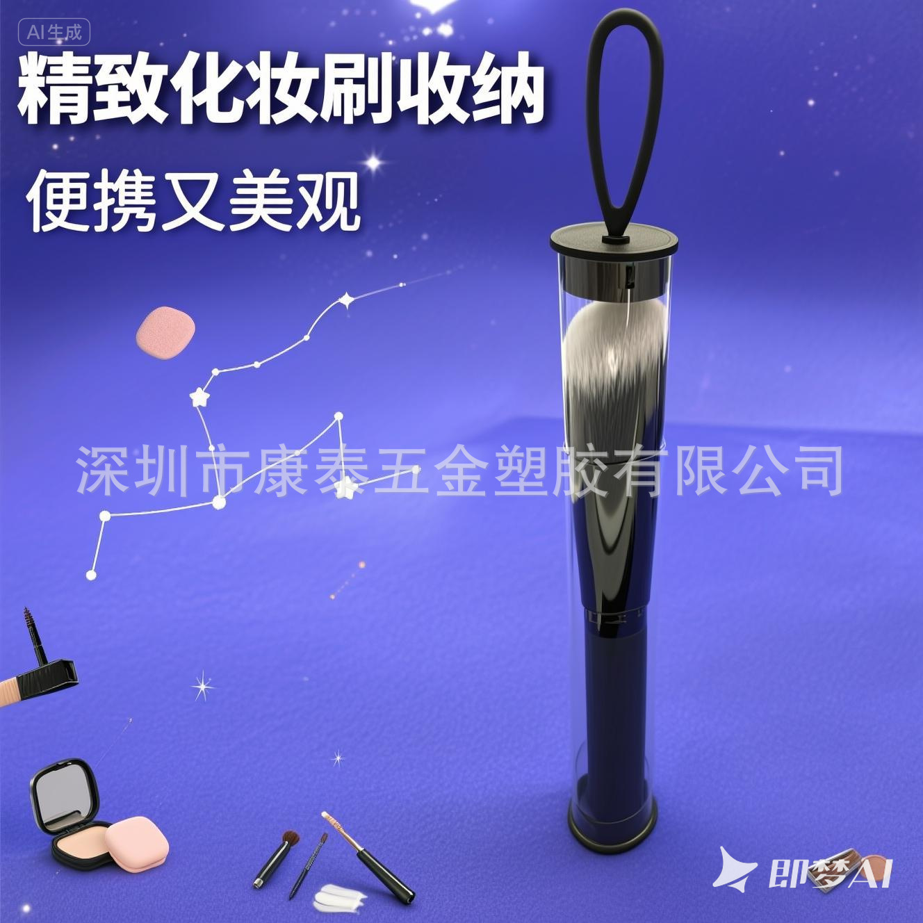 PVC透明收纳管 晕染刷包装管 PVC塑料包装管 厂家直供