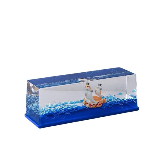 In-Stock Internet-Famous Cruise Ship Manufacturer Titanic Fluid Drift Bottle Desktop Decoration Ornament Gift Birthday Gift