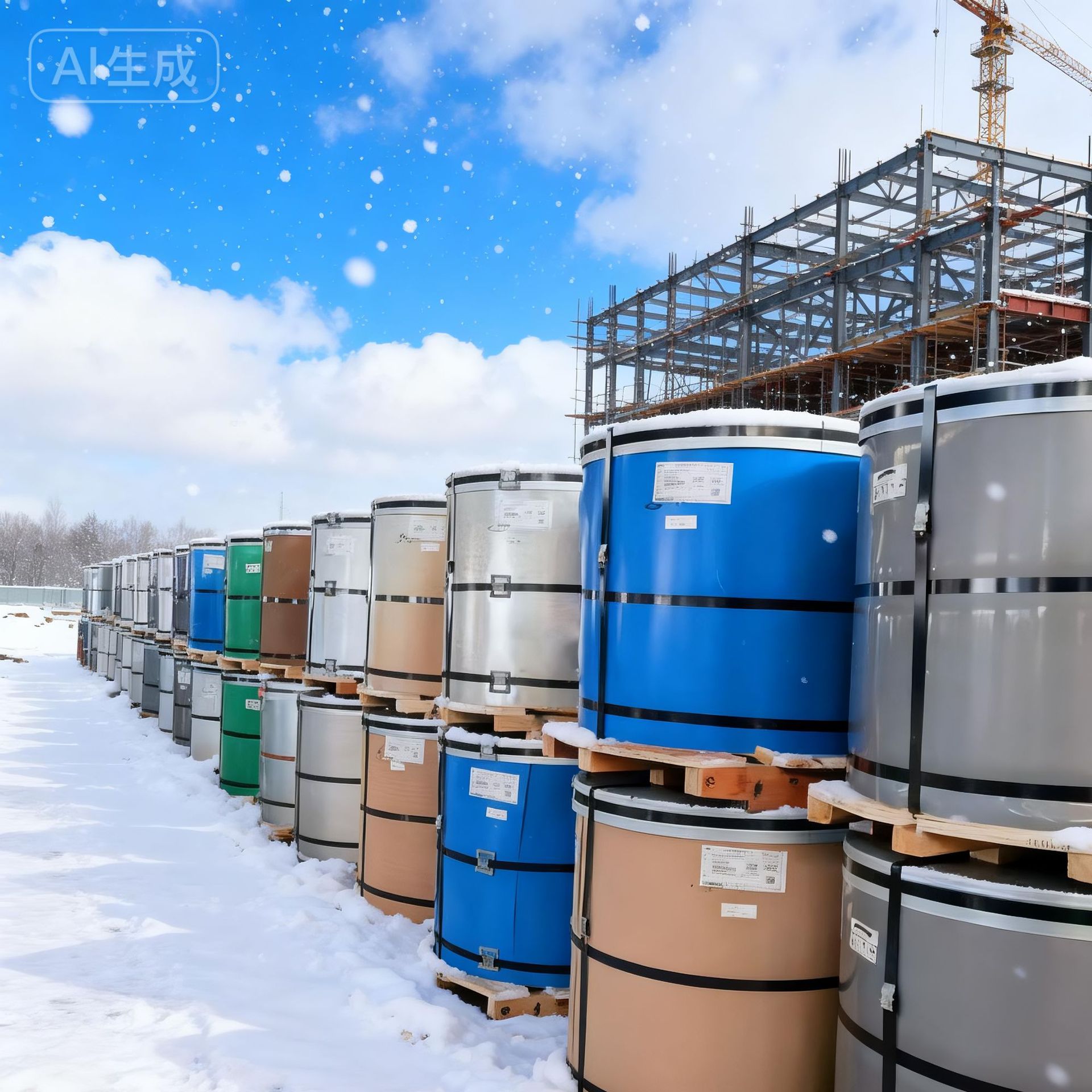 供应TDC51D+Z PE聚酯HDP高耐候SMP硅改PVDF氟碳彩涂宝钢火焰红