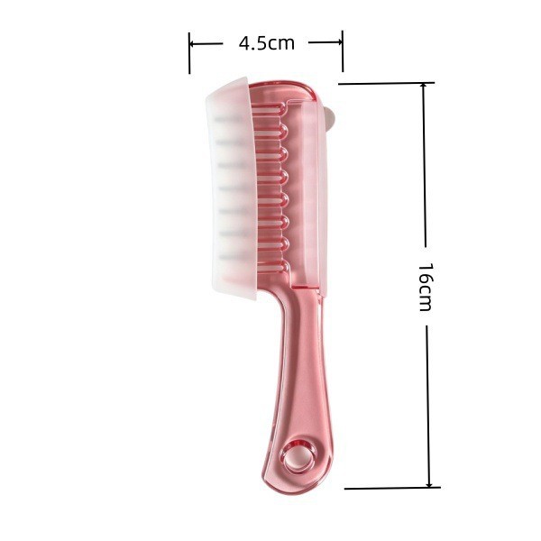Crystal Scalp Massage Comb with Liquid Applicator Portable Detachable Head Care Tool for Essential Oil details