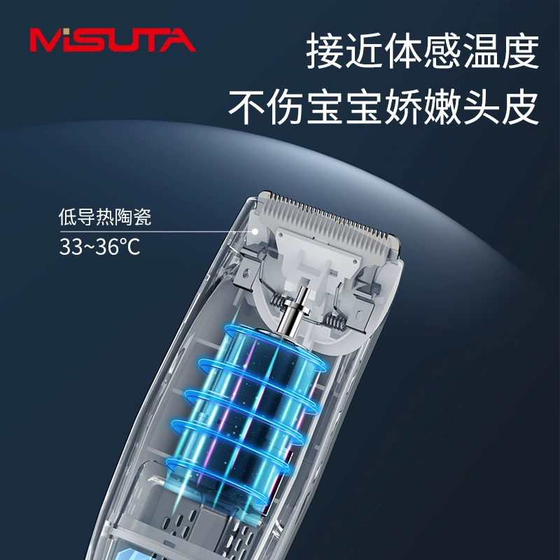 Children's electric waterproof rechargeable hair clipper charging