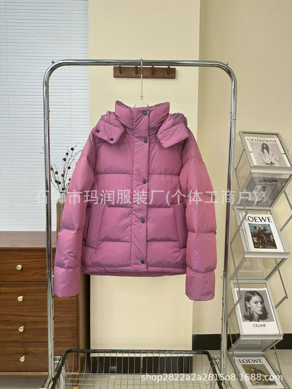 lulu平替五格经典puff泡芙女士修身性价比高版本保暖连帽羽绒服|undefined